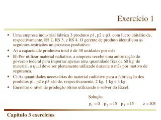 exerc cio 1