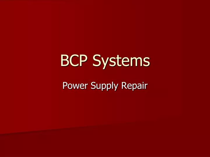 bcp systems