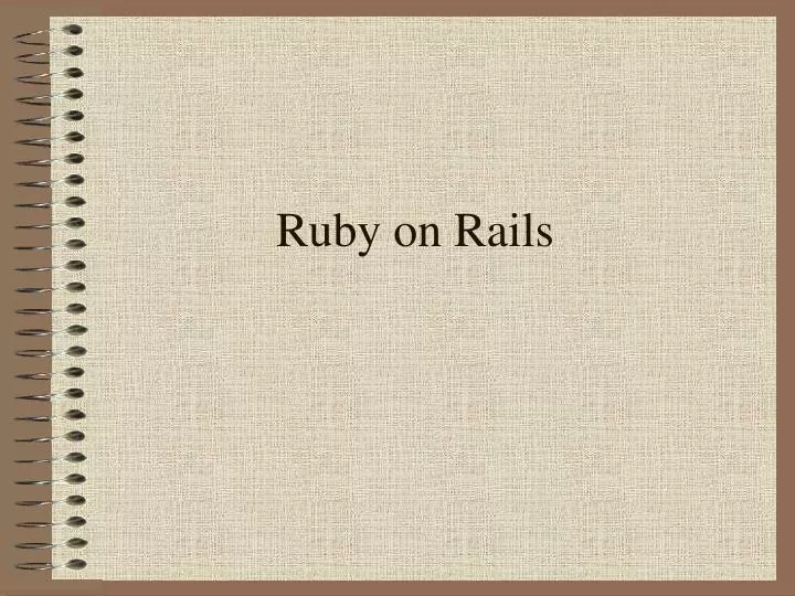 ruby on rails