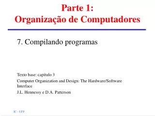 parte 1 organiza o de computadores