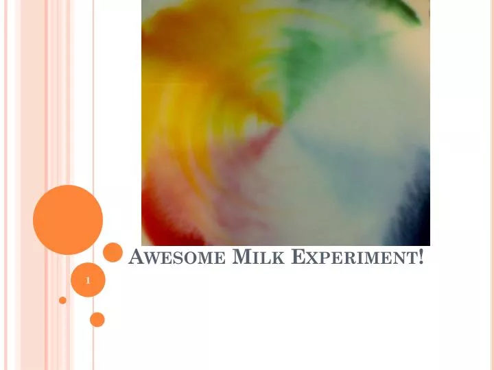 awesome milk experiment