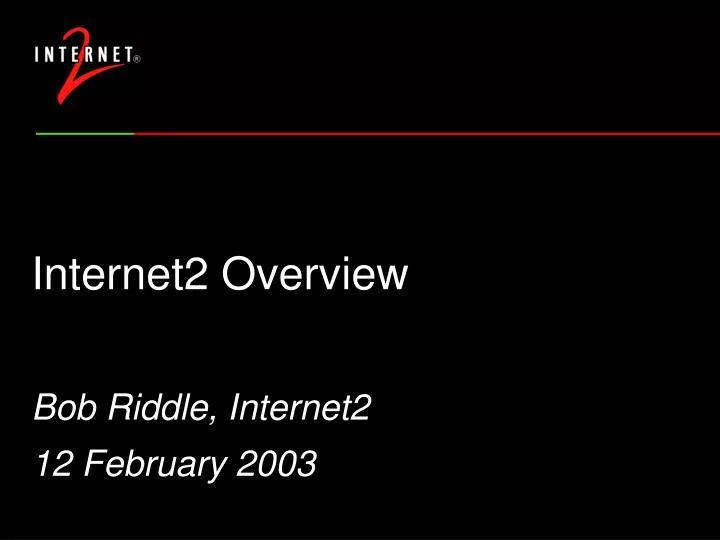 internet2 overview