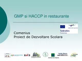 gmp si haccp in restaurante