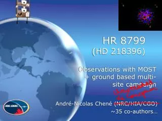 HR 8799 (HD 218396)