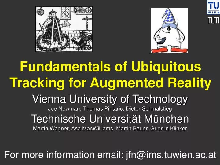 fundamentals of ubiquitous tracking for augmented reality