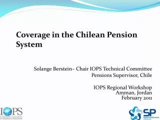 Coverage in the Chilean Pension System