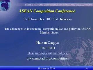 ASEAN Competition Conference