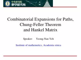 Combinatorial Expansions for Paths, Chung-Feller Theorem and Hankel Matrix