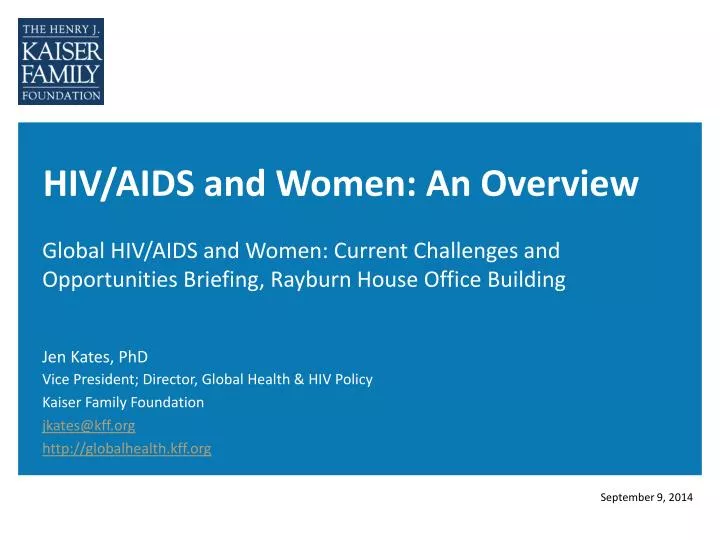 hiv aids and women an overview