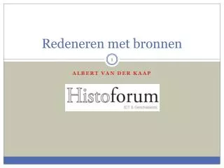 redeneren met bronnen