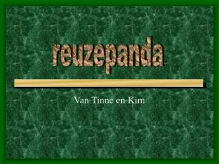 van tinne en kim