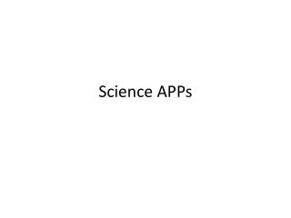 Science APPs