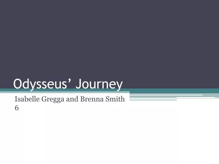 odysseus journey