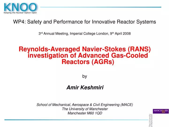 wp4 safety and performance for innovative reactor systems