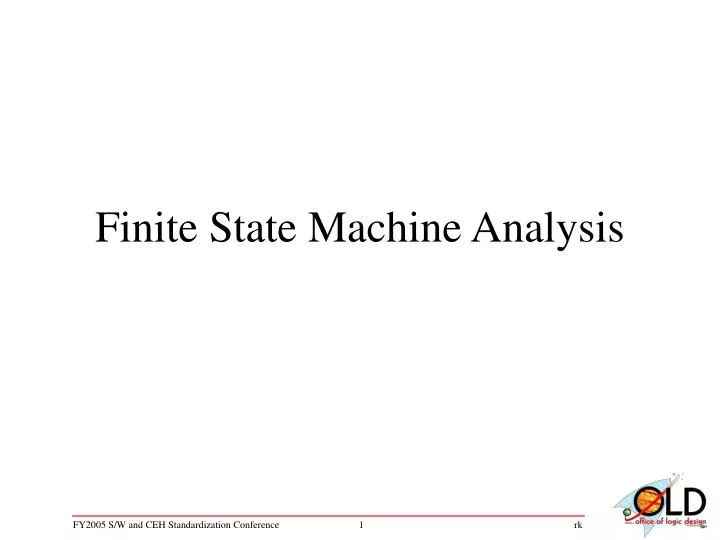 finite state machine analysis