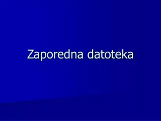 zaporedna datoteka