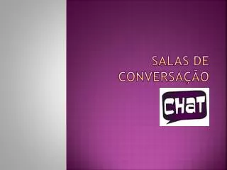 salas de conversa o