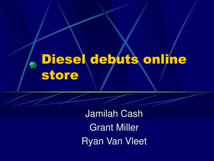 diesel debuts online store