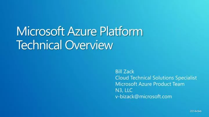 microsoft azure platform technical overview