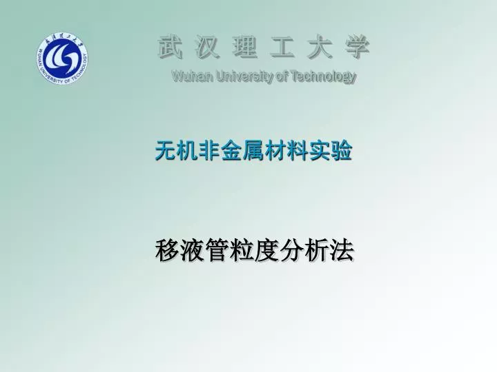wuhan university of technology
