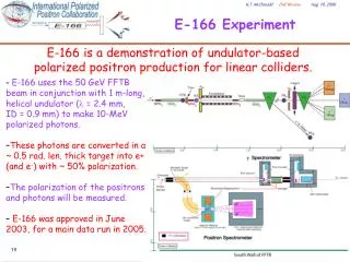 E-166 Experiment