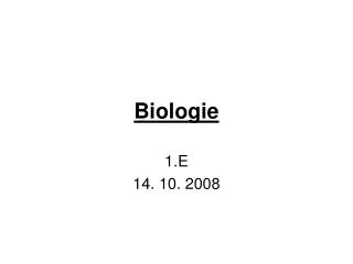 biologie