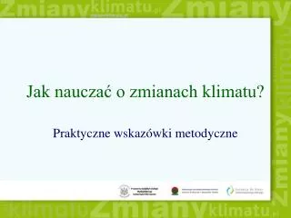 jak naucza o zmianach klimatu