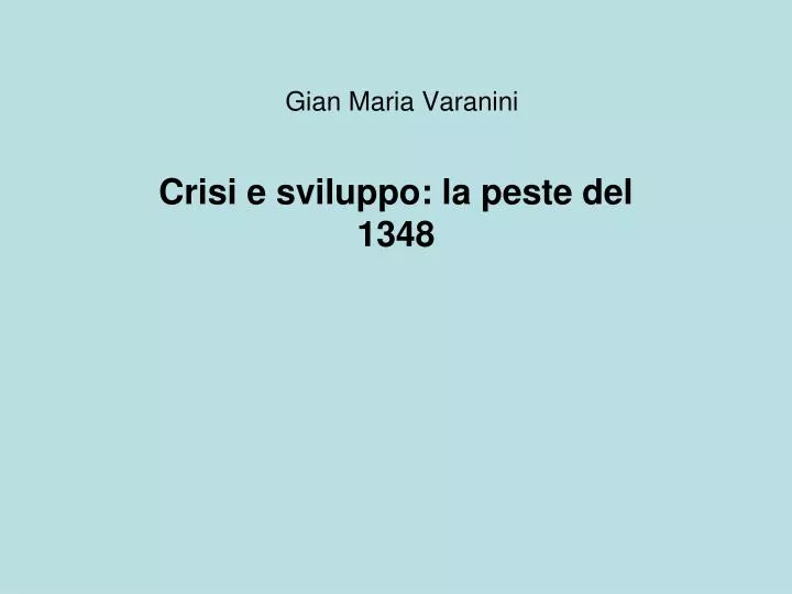 gian maria varanini