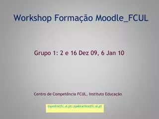 workshop forma o moodle fcul