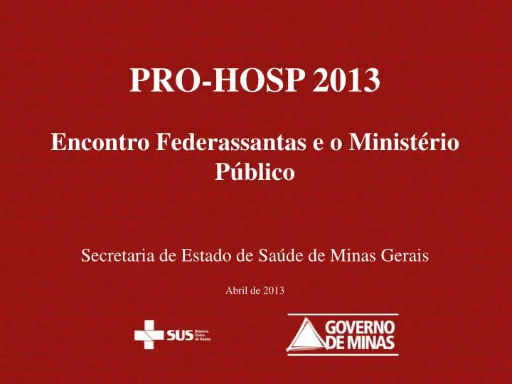 pro hosp 2013