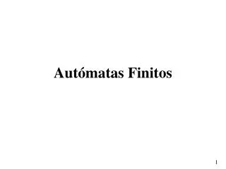 aut matas finitos