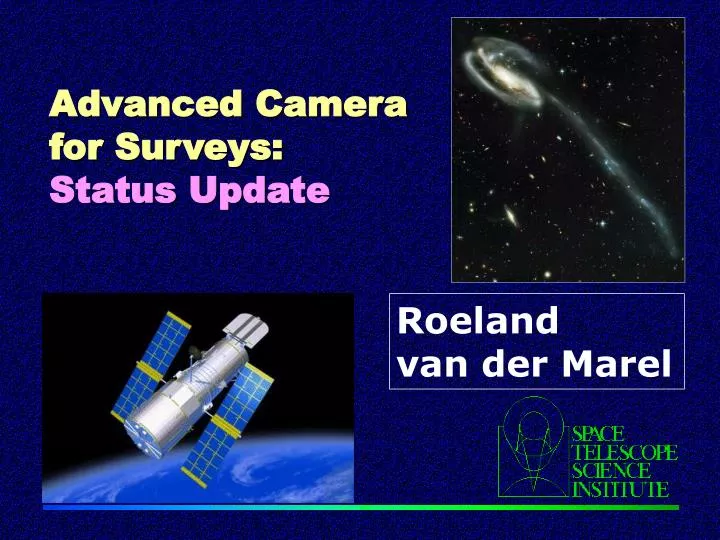 advanced camera for surveys status update