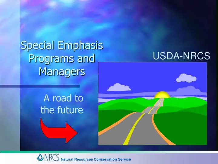 special emphasis programs and managers a road to the future