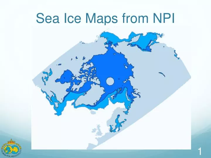 sea ice maps from npi