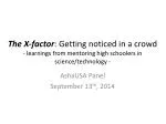 AshaUSA Panel September 13 th , 2014 - slide 1