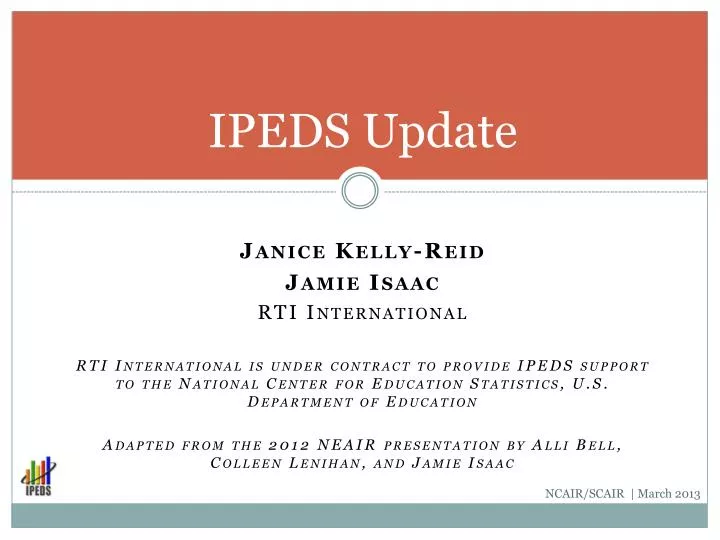 ipeds update