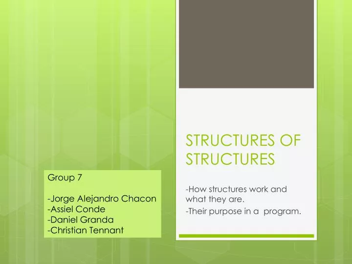 structures of structures