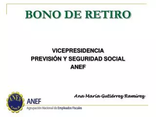 bono de retiro