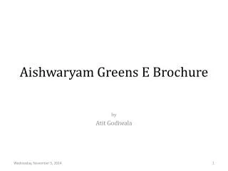 Aishwaryam Greens E Brochure