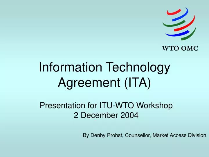 information technology agreement ita