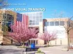 Audio Visual Training - slide 1