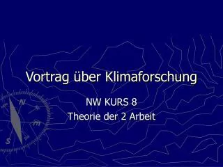 vortrag ber klimaforschung