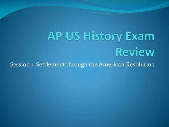 ap us history exam review