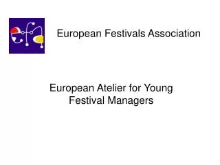 One week rigourous training programme for young festival managers