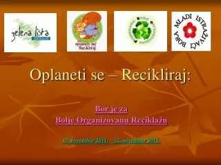 oplaneti se recikliraj