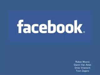 Ruben Moons Gianni Van Aelst Dries Vriamont Toon Zegers