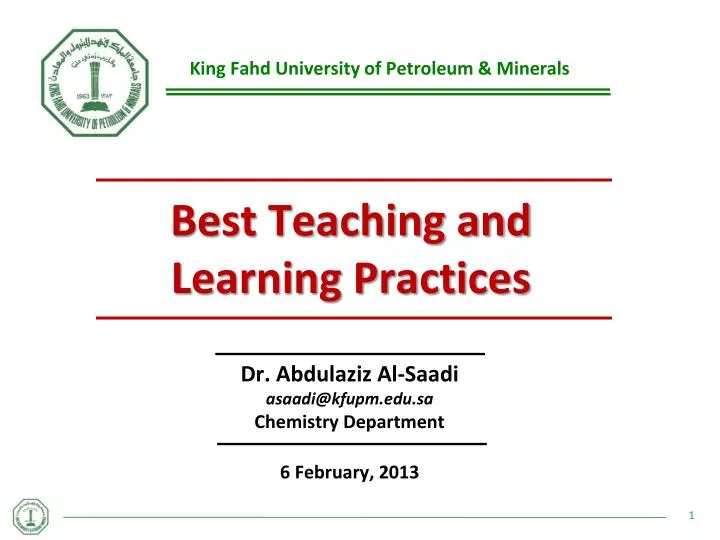 best teaching and learning practices