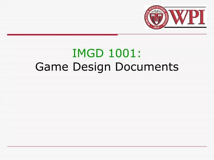 imgd 1001 game design documents