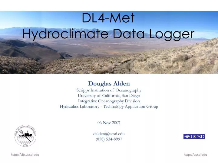 dl4 met hydroclimate data logger