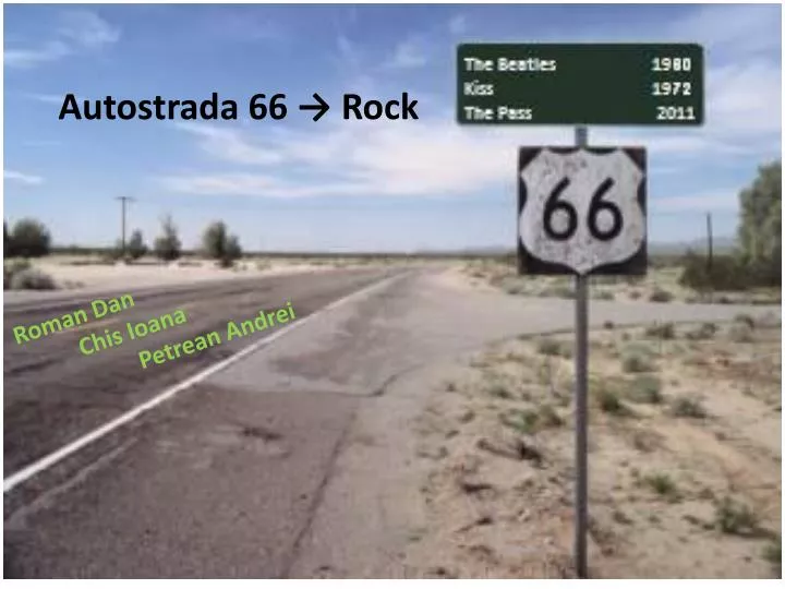 autostrada 66 rock